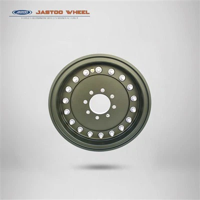 18*9.5 İnç Ordu Yeşili 8 Lug 2 Parça Askeri Tekerlekler